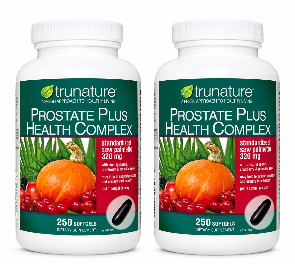 trunature Prostate Plus Health Complex – 250 Softgels, Pack of 2